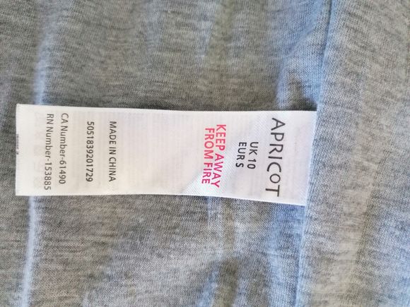 Apricot Womens Jacket Size 10 Blue Grey Oversized Really Nice Style Ready For Au - Picture 6 of 7